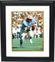 Earl Campbell signed Houston Oilers 8X10 Photo Custom Framing (blue jersey)- Tri-Star Hologram