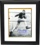 Johnny Lattner signed Notre Dame Fighting Irish B&W 8x10 Photo Custom Framing w/ Heisman '53 Insc