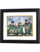 Jimmy Houston signed Quaker State- FLW 8x10 Photo Custom Framing (3 sig) w/ Scott Canterbury & Matt Arey- 2017 (Angler/Fishing)