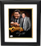 George Wendt signed Cheers 8x10 Photo Custom Framing (Norm Peterson)- JSA Witnessed Hologram