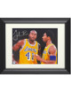 Glen Rice signed Los Angeles Lakers 8x10 Photo Custom Framing- AWM Hologram (w/ Kobe Bryant)