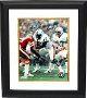 Dwight Stephenson signed Miami Dolphins 8x10 Photo Custom Framing w/ HOF 98 - GTSM Hologram