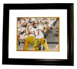 Billy Kilmer signed Washington Redskins 8x10 Photo Custom Framing