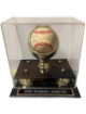 1996 Florida Marlins Team Signed Ofc Rawlings RONL Baseball � 29 Sigs- Mounted Memories COA Lachemann/Rojas/Dawson/Sheffield