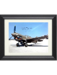 Robert/Bob Buster Keeton signed WWII Flying Tigers 8.5x11 Photo Custom Framing- PSA #AD38740 -AVG P-40 Warhawk Pilot Flt Leader