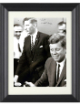 Winston Lawson signed Secret Service JFK Assassination 8x10 Photo 11/22/63 Custom Framing- JSA #AC92680- Motorcade/Kennedy Detai