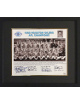 1960 Houston Oilers AFL Champions 16x20 Team Photo -16 Sigs Custom Framing -NFL/PSA #2N73525 (RARE/Charlie Hennigan/Bill Groman)