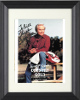 George Jones signed County Gold Pet Foods 8x10 Photo Custom Framing To Bill, Thanks Beckett Review