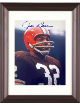 Jim Brown signed Cleveland Browns 8x10 Photo Custom Framing- Beckett Review/NFL Alumni LOA