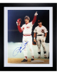 Pete Rose signed Cincinnati Reds 16x20 Photo 4192 (Record Breaker) Custom Framing- COA/Collector's Showcase of America Show Tick