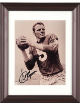 Sonny Jurgensen signed Washington Vintage NFL Licensed 8x10 Photo Custom Framing- Tuff Stuff, Show Promoter LOA/Show Ticket