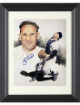 Yogi Berra signed New York Yankees 8x10 Photo Custom Framing- COA/CSA Show Ticket