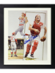 Johnny Bench signed Cincinnati Reds 8x10 Photo Custom Framing- Tuff Stuff COA