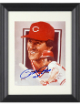 Pete Rose signed Cincinnati Reds MLB Licensed Leon Wolf Artwork 8x10 Photo 4256 Custom Framing- Tuff Stuff LOA