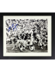 Billy Kilmer signed Washington Vintage B&W 8x10 Photo Custom Framing #17 minor dings- COA