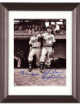 Warren Spahn & Johnny Sain dual signed Boston Braves 8x10 Photo Pray For Rain Custom Framing- Tuff Stuff COA