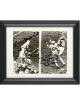 Roger Staubach/Drew Pearson dual signed 1975 Dallas Cowboys 8x10 Photo Hail Mary- /1975 Custom Framing- Steiner Hologram