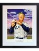 Mickey Mantle The Commerce Comet 16x20 Lithograph Custom Framing David Voight signature /850- Mantle Facsimilie Sig- imperfect