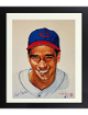 Bob Feller signed Cincinnati Reds MLB Licensed Ron Lewis 89 8x10 Photo Custom Framing- COA (HOF)