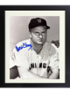 Ellis Clary signed Washington Senators Vintage B&W 8x10 Photo Custom Framing- COA/Show Ticket