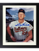 Boog Powell signed Baltimore Orioles MLB 8x10 Photo Custom Framing minor dings - COA- (AL MVP)