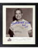 Dante Lavelli signed HOF Enshrinee 8x10 Photo Custom Framing Gluefingers/HOF dings- COA- Browns