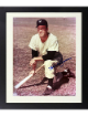 Hank Bauer signed New York Yankees MLB 8x10 Photo Custom Framing imperfect- COA (7X WS Champ)