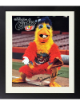 The Famous Chicken signed 1991 San Diego Padres 8x10 Photo Custom Framing imperfect - COA