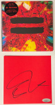 Ed Sheeran signed 2021 Equals Art Insert Card Complete w/ New Sealed CD- JSA- Shivers/Bad Habits