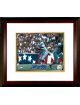Steve Grogan signed New England Patriots NFL 8X10 Photo Custom Framing - Sports Images Hologram