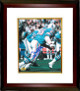 Elvin Bethea signed Houston Oilers 8x10 Photo Custom Framing HOF 03 - MAB Hologram