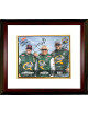 Jimmy Houston signed Quaker State- FLW 8x10 Photo Custom Framing (3 sig) w/ Scott Canterbury & Matt Arey- 2017 (Angler/Fishing)