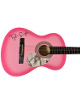 Taylor Swift signed Tortured Poets Cut Pink Sunburst 38" Acoustic Guitar- JSA#AZ09564 (CD signed Cut/Pick Guard)