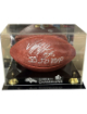 Von Miller signed Official NFL New Duke SB 50 Logo Leather Football #58 & SB 50 MVP w/ SB Logo Case- JSA Witnessed (Denver Bronc