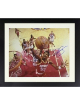 Ralph Sampson signed Houston Rockets 16x20 Photo Custom Framing- Leaf Authentics Hologram (ROY)
