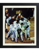 Boston Red Sox signed 16x20 Photo 1986 AL Champs 19 Sigs- Custom Framing- Leaf Authentics Hurst/Greenwell/Boyd/Lollar/Stanley
