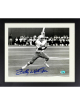 Billy White Shoes Johnson signed Houston Oilers B&W 8x10 Photo Custom Framing- COA
