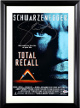 Sharon Stone signed Total Recall 11x17 Movie Poster Custom Framing (w/ Arnold Schwarzenegger)- PSA Hologram