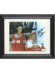 Bobby Allison signed NASCAR 8x10 Photo NHOF 2011 Custom Framing- JSA Hologram (w/ Davey Allison)