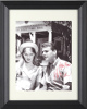Ryan O'Neal signed 1964 Vintage 8x10 Photo Custom Framing Peyton Place- JSA Hologram #DD39377 (w/ Mia Farrow)