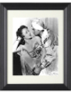 Piper Laurie signed 1952 Son of Ali Baba Vintage B&W 8x10 Photo Custom Framing- JSA #DD90947 (w/ Tony Curtis)