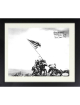 Col. Abner Aust signed Vintage B&W 8x10 Photo Custom Framing Colonel USAF, Last WW2 Ace, Iwo Jima 1945- JSA #DD64282
