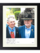 Col. Walter "Joe" Marm signed Vietnam War 8x10 Photo Custom Framing Battle of Ia Drang, 14-16 Nov '65, Platoon Leader, MOH- JSA