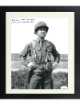 Brigadier General Albin F. Irzyk signed WWII Easy 8 8x10 Photo CO 8th Tank Battalion Custom Framing- JSA #DD64521