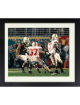 Dustin Fox signed Ohio State Buckeyes 8X10 Photo Custom Framing #37 - COA