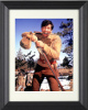 Fess Parker signed Vintage Color 8x10 Photo Daniel Boone Custom Framing- JSA Hologram #DD64729