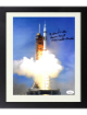 Milton Windler signed Apollo/Soyuz Test Project/Saturn IB Color 8x10 Photo Custom Framing Maroon Flight NASA Apollo-Skylab- JSA