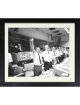 Milton Windler signed Apollo 13 Flight Director 8x10 Photo Custom Framing Maroon Flight Apollo-Skylab ding- JSA