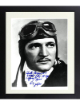 Dick Rossi signed WWII Flying Tigers, 1st Squadron,AVG  Flight Leader,P40 Kunming, China B&W 5x7 Photo Custom Framing- JSA