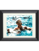 Ari Lehman signed Friday the 13th Jason Voorhees 8x10 Photo w/ Jason 1 Custom Framing- Lehman Hologram (in water)